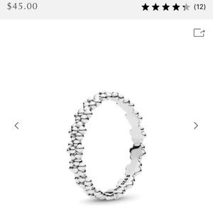 Pandora ring of daisies ring size 4